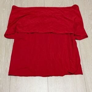 ruti Scarlet Red Off-Shoulder Blouse